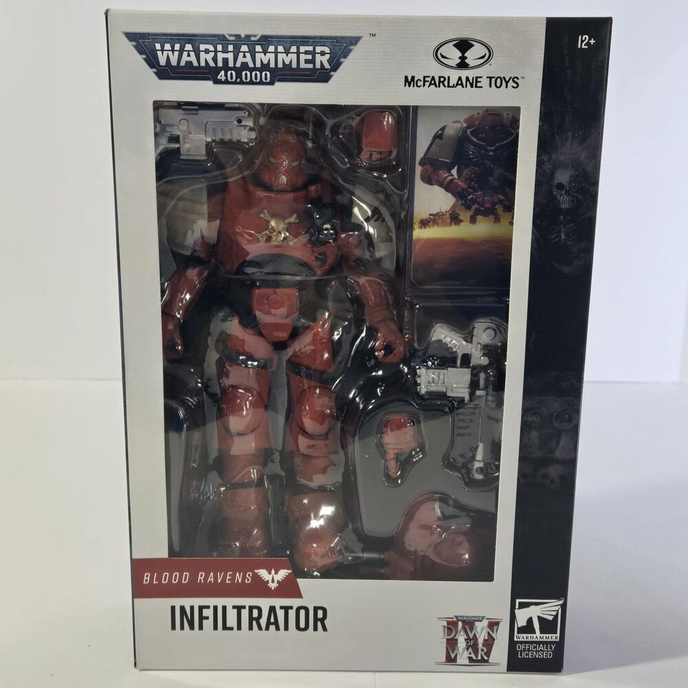 McFarlane Warhammer 40k Blood Ravens Infiltrator 7" Figure Dawn of War IV NEW